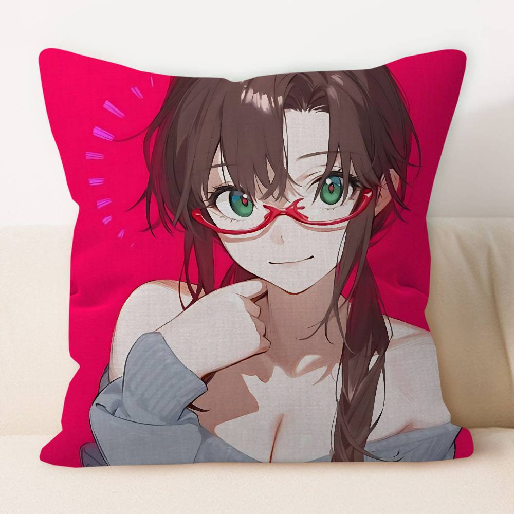 Макинами Мари Иллюстриас Мультфильм Анимация Офисная Подушка Наволочка Автомобильная Подушка Чехол45X45СМ Поясничная Наволочка Диван 12x12Inch