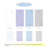 Horizontal Kawaii Daily Planner Notebook Stationery Simple Multi-function Notebook  Diary