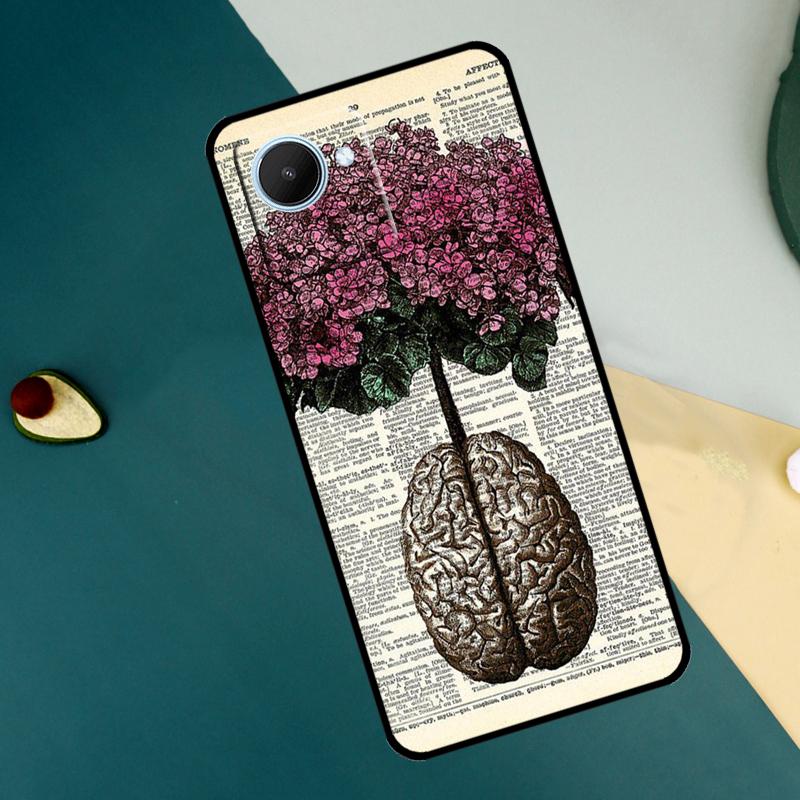 Medical Human Organs Brain Kidney For Realme C67 C53 C55 C75 C71 C61 C33 C63 C51 C65 11 12 13 14 15 Pro Plus GT6 GT7 Pro Case