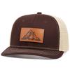 Fashionable And Simple New Mesh Hat Richardson Label Mountain Printed Flat Edge Baseball Hat Outdoor Leisure Sunshade Hat