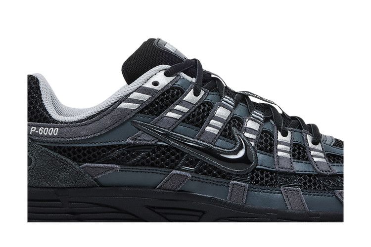 Nike P-6000 Piele întoarsă Antracit Metalic Argintiu