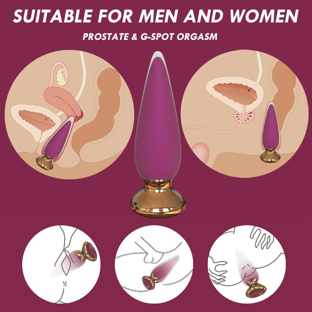 Wireless Remote Anal Vibrator Sex Toy For Men Women Anal Plug Male Prostate Massage Vagina G Spot Dildo Vibrator Anus Butt Plug