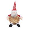 Santa Doll Dropship Basket Christmas Candy Bowl Christmas Candy Storage Basket Holder With Santa Claus Deer Snowman
