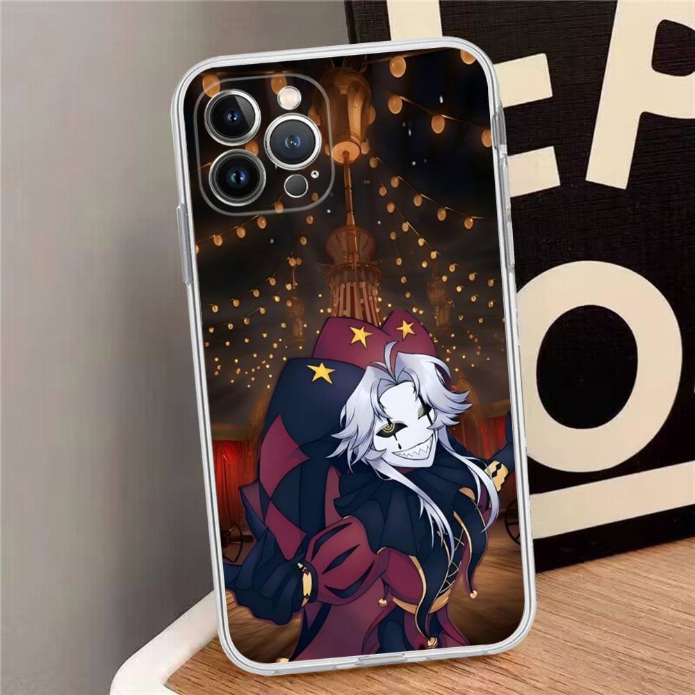 

Аниме Цирк Уродцев Пьеро Чехол Для Телефона Для IPhone 17 16 15 14 13 11 12 Pro Max 16 Plus Прозрачный iPhone 15 plus
