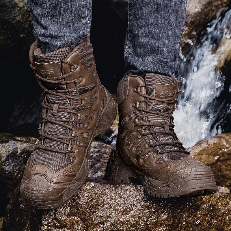Men's Hiking Boots New Platform Boots Outdoor Tactical Sneakers Ankle Boots