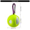 Single Balls Protective Case Golf Balls Protector with Aluminum Hook Golf Balls Sleeve Silicone Golf Balls Clip Holder
