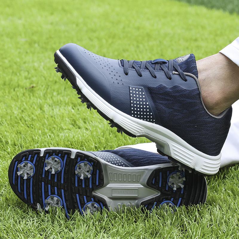Vattentäta golfskor för män Spikeless Outdoor Golf Sport Training Sneakers Klassiska Golf Trainers för män Stor storlek 13 14