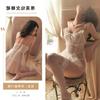 Sexy Perspective small chest hollow seduction sexy pajama set uniform erotic underwear passion bed free lace