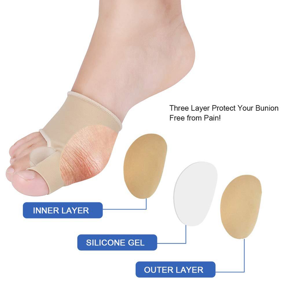 Bunion Corrector Toe Straightener with Built In Gel Pads Bunion Protectors and Toe Separators