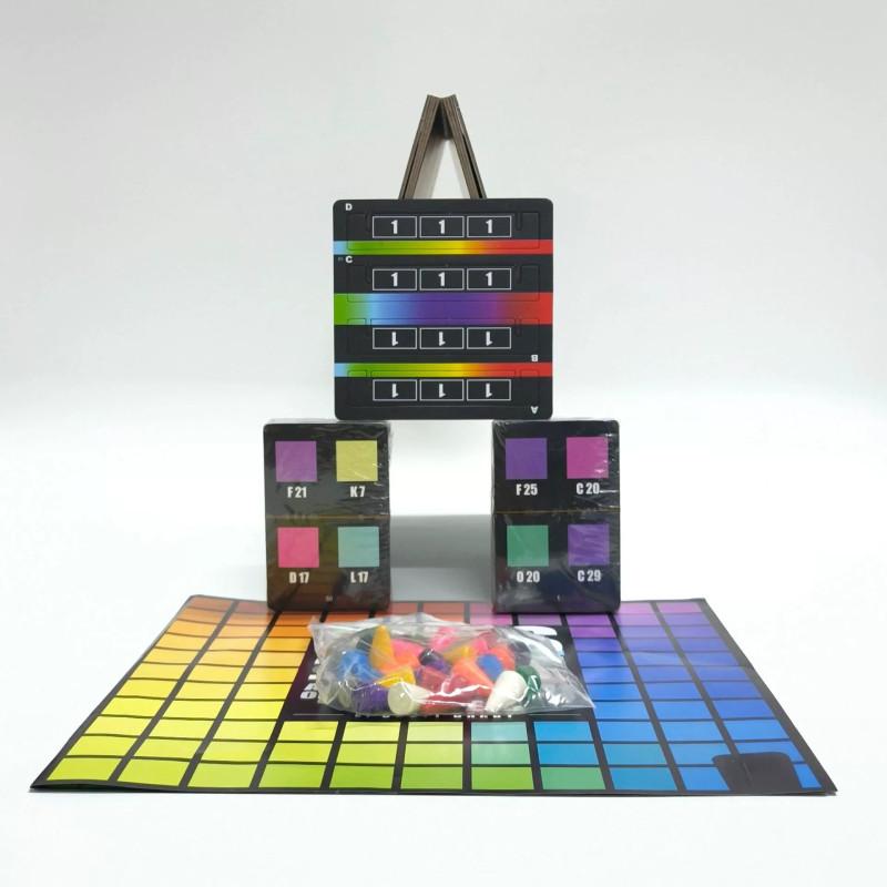 Cues And Hues  A Guessing Game Of Colors Clues Board Game Toys Educational Gift