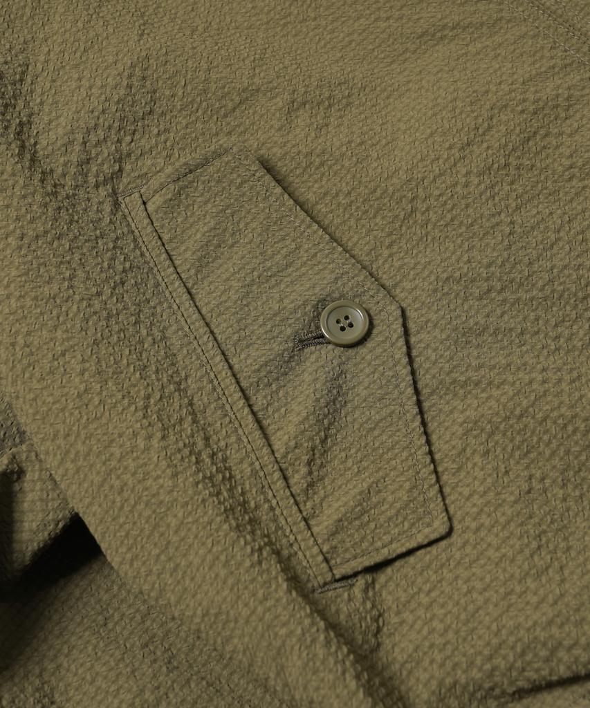 Frizmworks Seersucker Buddy Harrington Jacket _ Beige