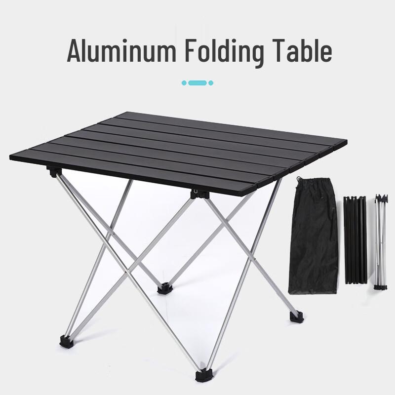 Aluminum Alloy Roll-up Folding Camping Table