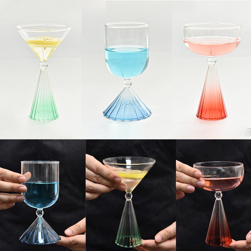 1PC Gradual Colorful Ice Cream Cup Ice Cream Dessert Cold Drink Cup Coffee Milk Tea Cup