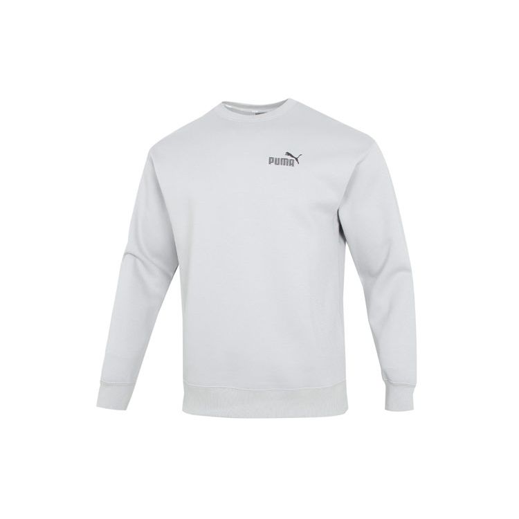

Puma Small Logo Relaxed Crew Neck Sweatshirt Мужские топы Серый 673605-19