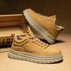Autumn and winter new British Martin shoes casual mid-top board shoes platform short boots