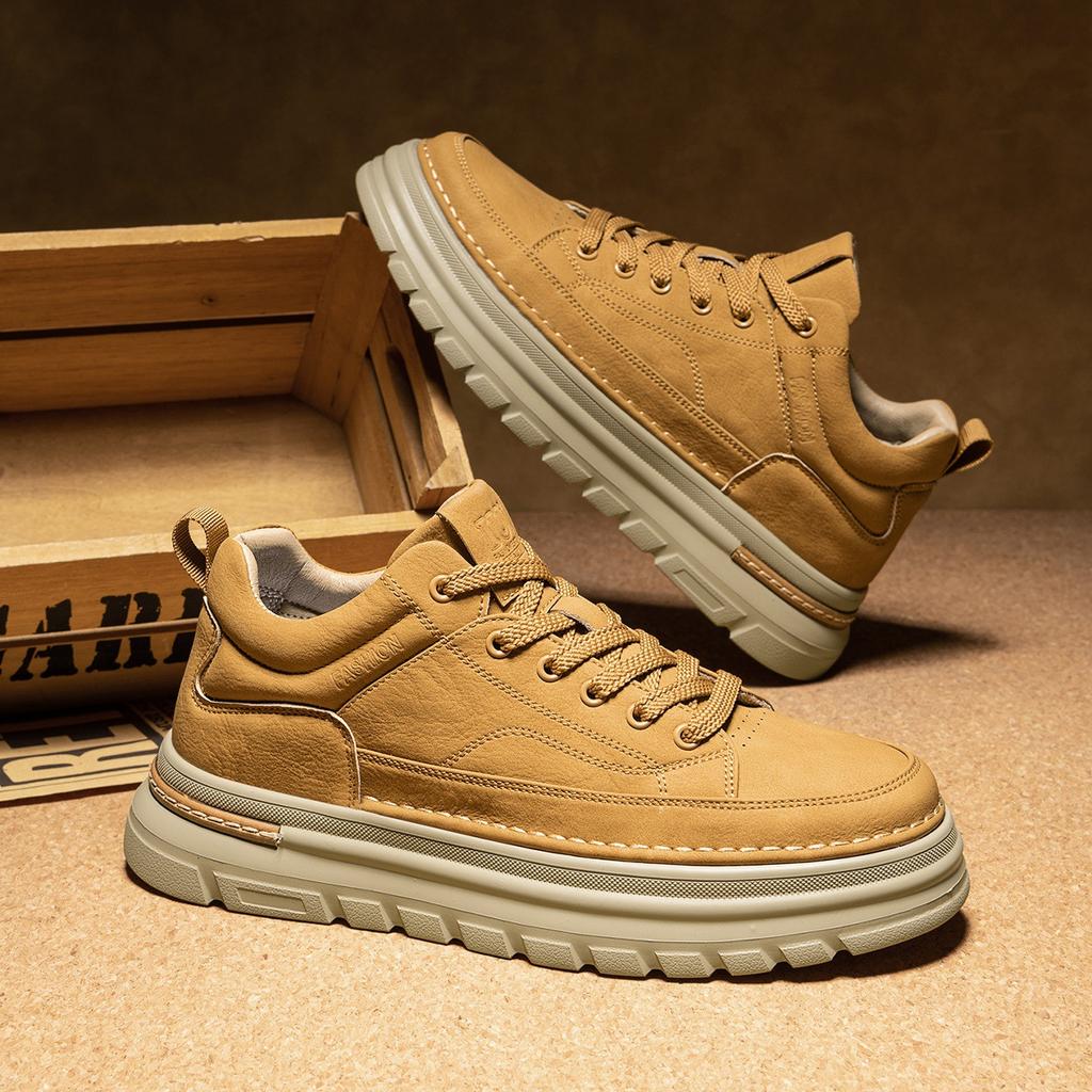 Autumn and winter new British Martin shoes casual mid-top board shoes platform short boots