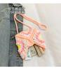 Sac à Bandoulière Sac en Crochet Fleur Sac Tricoté Bohème Tournesol Sac Bandoulière au Crochet Grande Capacité Sacs de Rangement Plage Plage