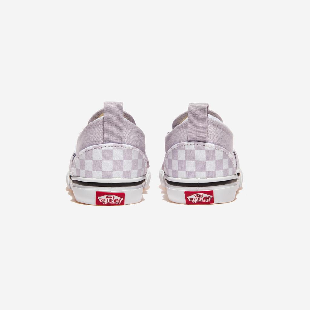 Vans Slip-On Velcro - Color Theory Checkerboard Lilac Mist [VN000D0SEMY-COLOR THEORY CHECKERBOARD LILAC MIST]