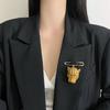 Elegant Enamel Leopard Head Brooch For Women Luxury Vintage Queen Style Pin Accessory Daily Party Accessory