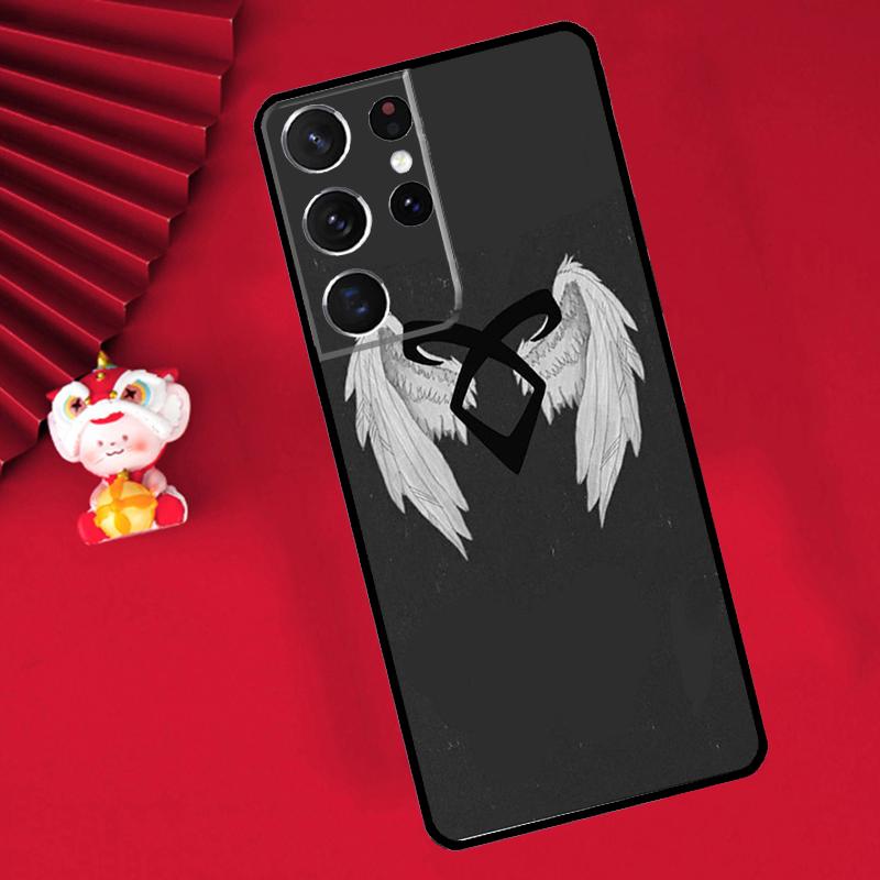 

Angelic Rune Shadowhunters Case For Samsung Galaxy S24 Ultra S22 S23 Plus Note 10 Note 20 S8 S9 S10 S20 S21 FE Cover Galaxy S24