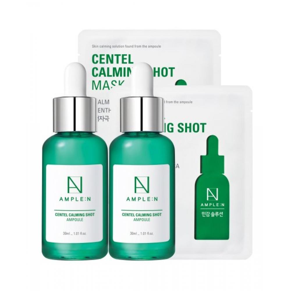 

Amplen Centel Calming Shot Soothing Ampoule 30ml 2pcs+Centel Pack 2ea NONE