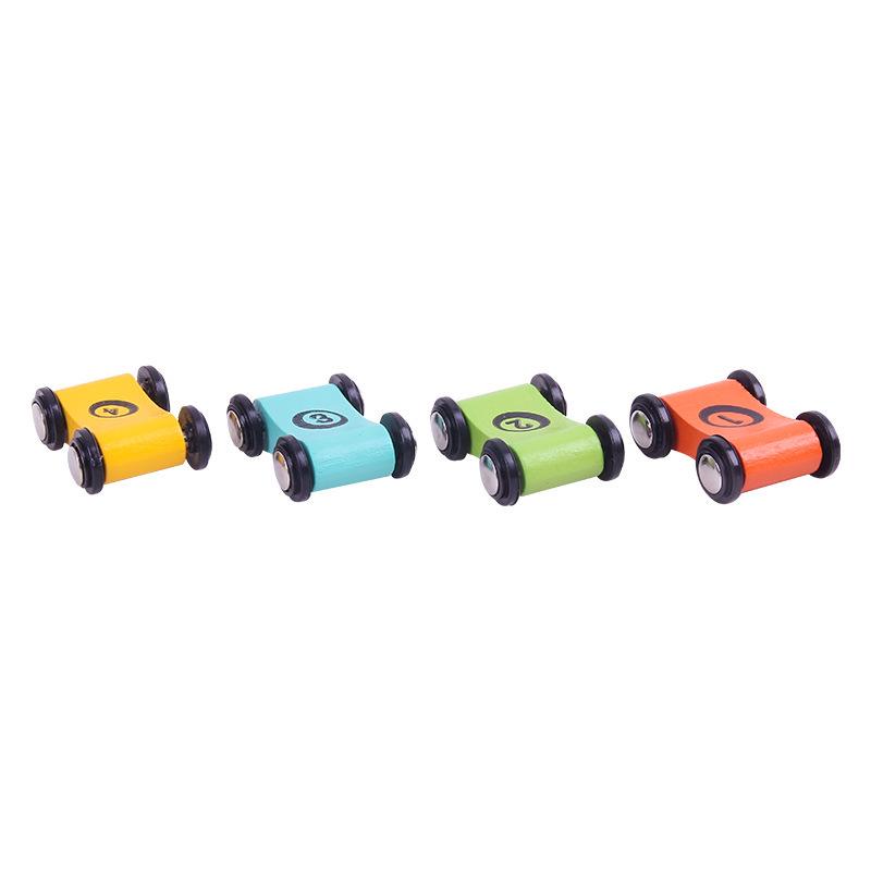 Beech Mini Sliding Car: Children's Inertial Gliding Track Racing Toy