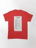 "A THOUSAND SUNS" CARTOON RECEIPT Classic T-Shirt