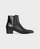 Firenze Atelier 4.7Cm Castarsole Minimal Zipper Ankle Boots 3335 [Black Fg]