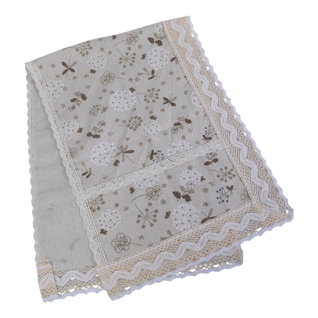 Microwave Oil Proof Cover Cloth Microwave Oven Dust Cover For Kitchen Cleanliness Longevity Classical Design 100x35cm