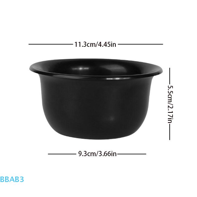 Shaving Cream Bowl Deep Design Shave Cup Plastic Container Soup Storage Bowl Sturdy Anti Slip Shaving Foaming Bowl Barber