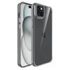 For iPhone 15 Case Shockproof TPU+PC Phone Back Cover with Metal Lens Kickstand