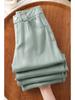 Women's Cotton-Linen Wide-Leg Pants - 2026 Spring/Summer Relaxed Fit, Casual Yamamoto Style, Loose Straight-Leg.