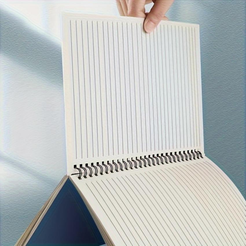 1 Set of 4pcs, 8.1x5.6inches Thickened A5 Coil Notebook, Blue Simple Notepad, Wholesale High-value Loose-leaf Book, Practice Boo