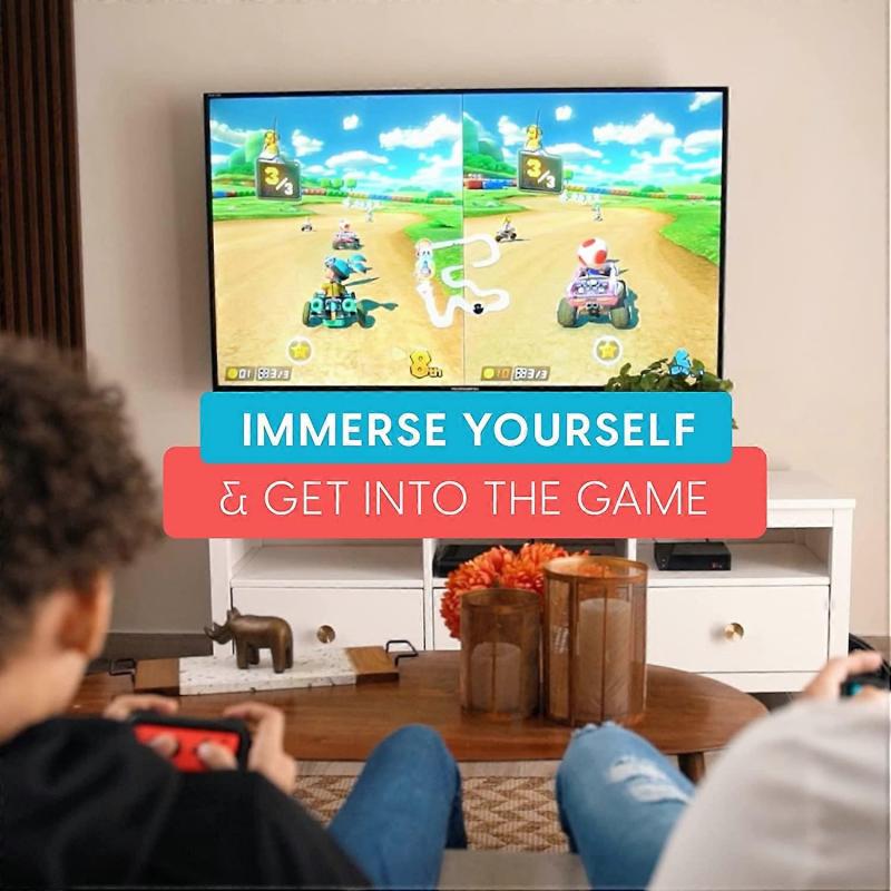 Grips for Nintendo Switch Joycon Controller 2 Pack  - Black- Game Accessories Joy-Con Handheld Joystick Remote Control Holder Joy Con Kit