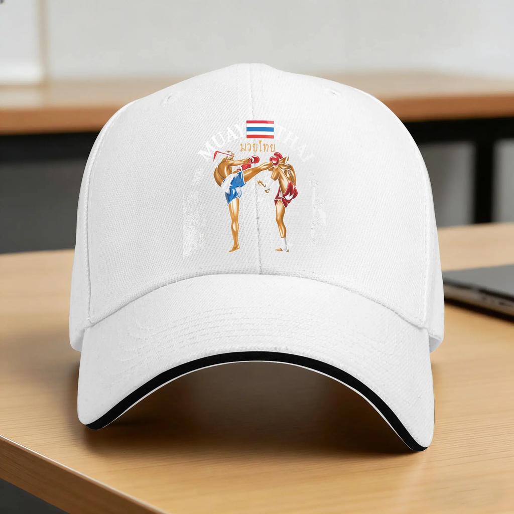 Muay Thai Training Gym Sun Baseball Cap Spring UnisexTeens Design Hip Hop Hats Adjustable Casual Tennis Skate Snapback Cap