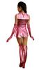 Omoshiro Club Glossy Metallic Ultra Mini Sailor Uniform & Sailor Costume Cosplay Pink (AH07) Women's Size S