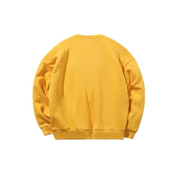 Li-Ning Casual Sports Pullover Loose Sweatshirt Unisex sweatshirt Butter-Yellow AWDP696-3