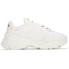 MLB Big Ball Chunky Cushioning Anti-Slip And Wear-Resistant Height Increasing Low-Top Chunky Sneakers Unisex White Red Sneakers 3ASHCS12N-43RDS