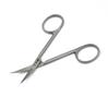 Kiya SAM Eyebrow Curved Embroidery Stainless Steel Scissors, Tip, Scissors,