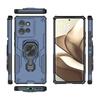 For Motorola Edge 50 5G Case Rotatable Ring Kickstand PC+TPU Shockproof Phone Cover