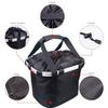 Aluminum Alloy Folding Bike Basket - Front Bag for Mountain Bikes
