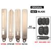 Modern Sonata Elite Remote Key Shell Replacement for Folding Car Key Blank HY20L/HY