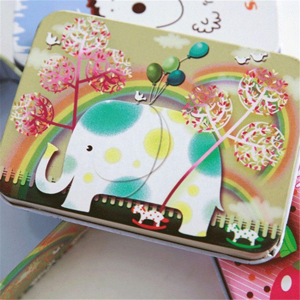 Organizer Box Bügeleisen Haarnadel Schmuckkästchen Aufbewahrungsboxen Staubdicht Cartoon Mini