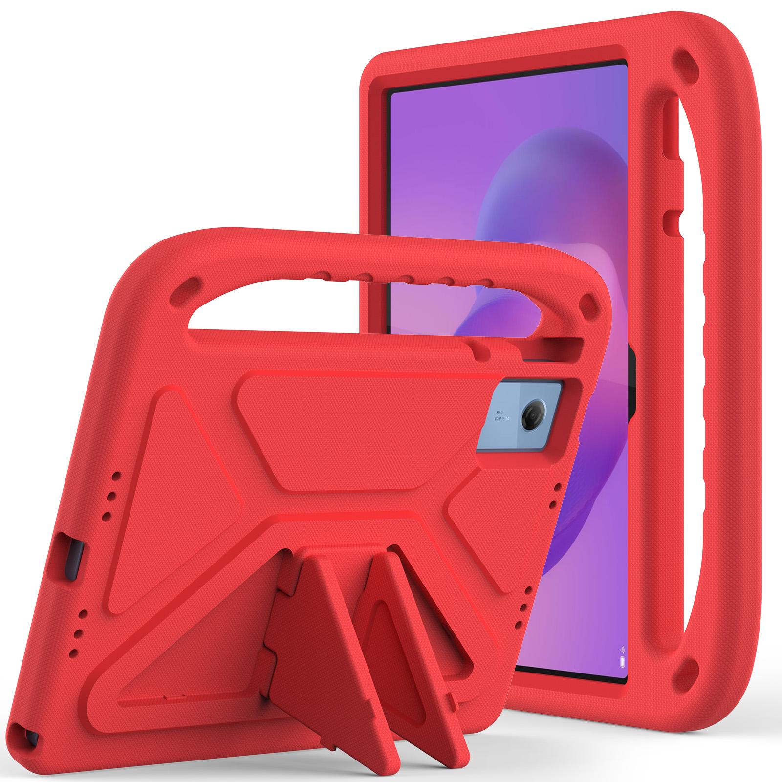 

Kids Case For Tab Idea 11 TB336ZU TB336FU Xiaoxin Pad 11 11inch TB335FC EVA Foam Handle Stand Shockproof Cover #R Xiaoxin Pad 11 2025 червоний