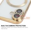 ENKAY HAT PRINCE For iPhone 16 Magnetic Clear Case Shockproof TPU Phone Cover with Lens Film