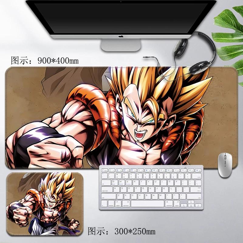 Leder Dragon Ball Mauspads Wasserdicht Son Goku Druckmuster Herren Computer Peripherie Zubehör Große Größe Gaming Tastatur Büro Schreibtischmatte