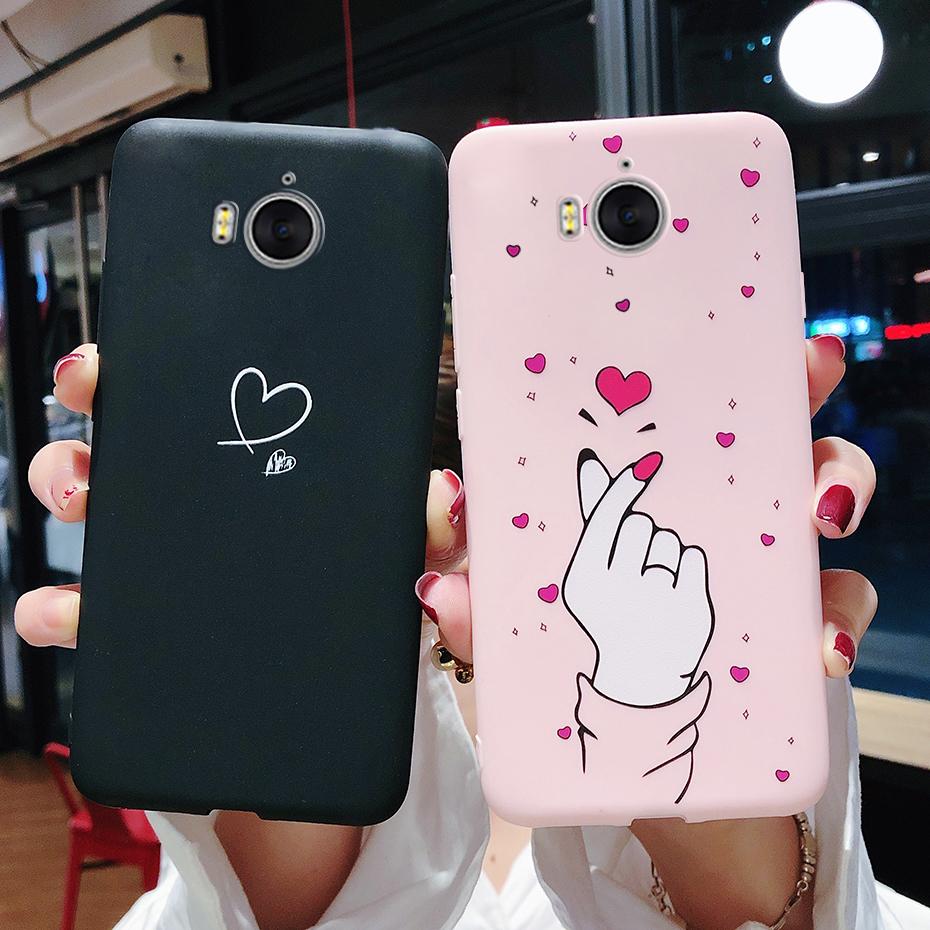 Phone Case for Huawei Y5 2017 Y6 2017 Case Mya-l22 Cases Soft Silicone for Huawei Y5 2017 Y6 2017 Cute Cartoon Back Cover fundas