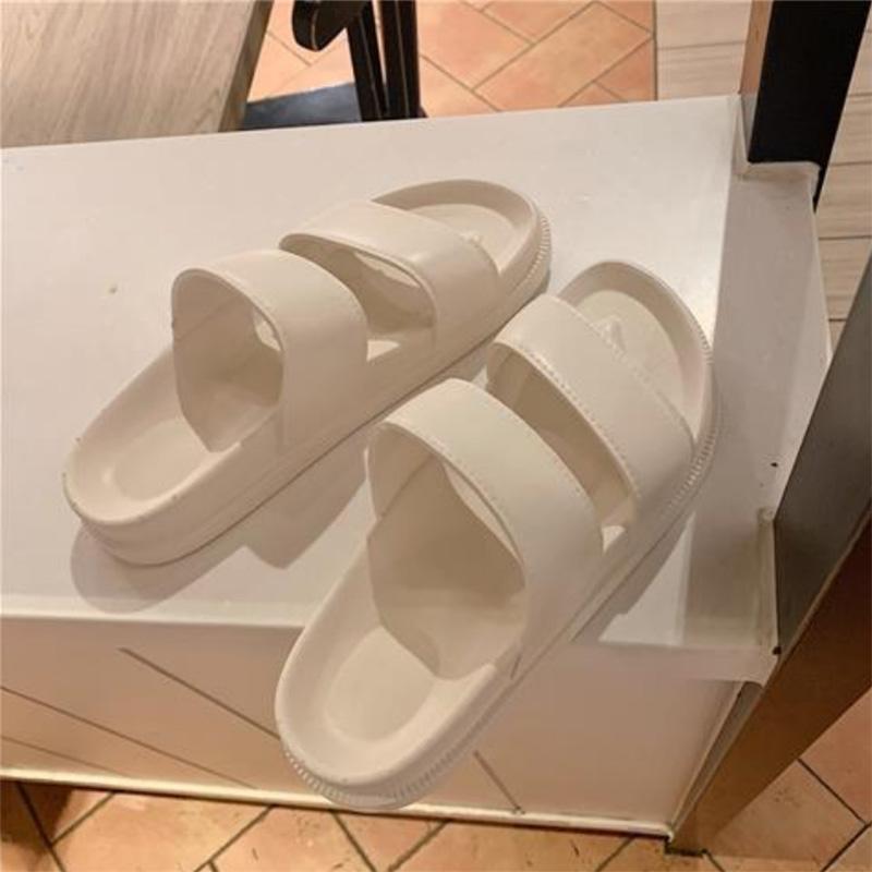 

Сандалии и тапочки на толстой подошве. Женские летние пляжные туфли в стиле Харадзюку Ins Tide Net Red. Модная одежда в ретро-стиле Гонконга. 36 белый