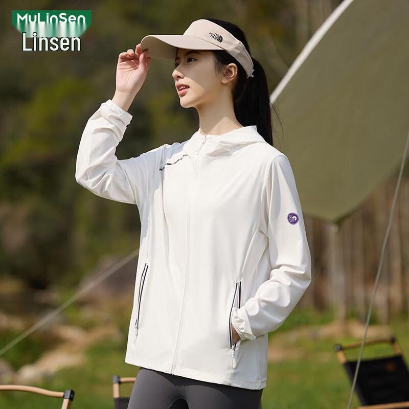 MULINSEN Women s UV Protection Ice Silk Sun Hoodie Women L