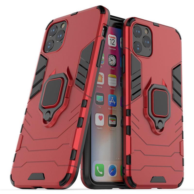 Black Panther Drop-Proof iPhone 11/11 Pro Max Case with Car Ring Bracket